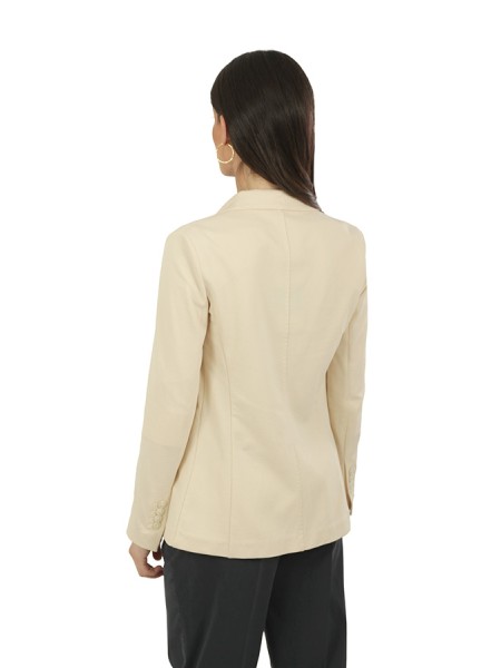 Giacca Circolo Oxford in Piquet Sugar